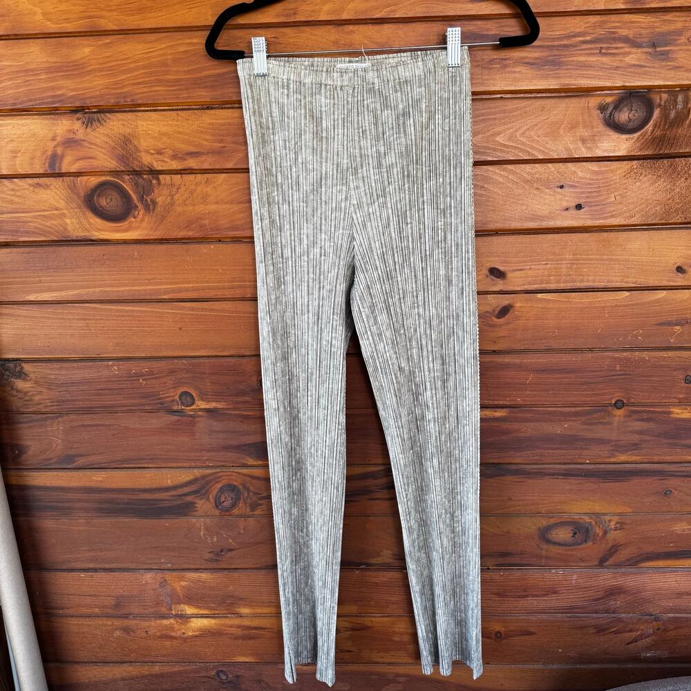 PLEATS PLEASE | ISSEY MIYAKE Camouflage Marbled Plisse Pants Size 3